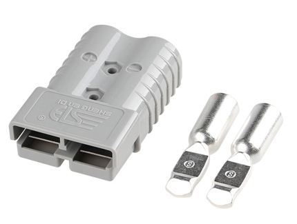 Presentamos el conector de batería gris de 350 A y 600 V Andersons Plug: su solución de energía